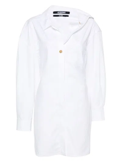 Jacquemus Women's Cotton Mini Shirt Dress
