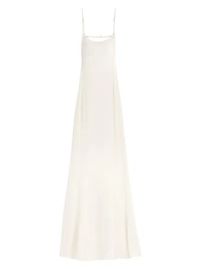 Jacquemus Women's Cotton Scoopneck Maxi Dress In White