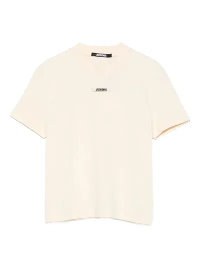 JACQUEMUS JACQUEMUS WOMEN COTTON T-SHIRT WITH LOGO