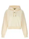 Jacquemus Light Gros Grain Hooded Sweatshirt In Neutral