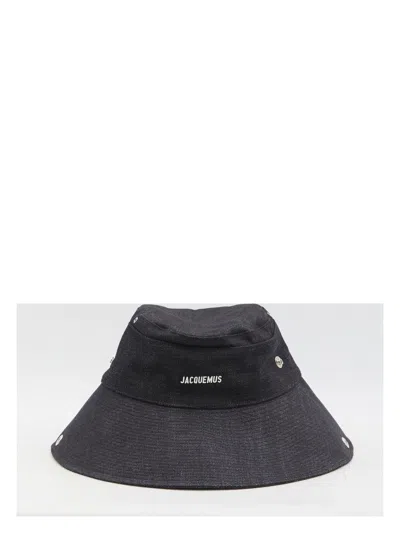 Jacquemus Women's De-nimes Bucket Hat In Blue