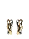 Jacquemus Women Doppio Earrings In Gold