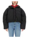 Jacquemus La Courte Caraco Puffer Jacket In Black