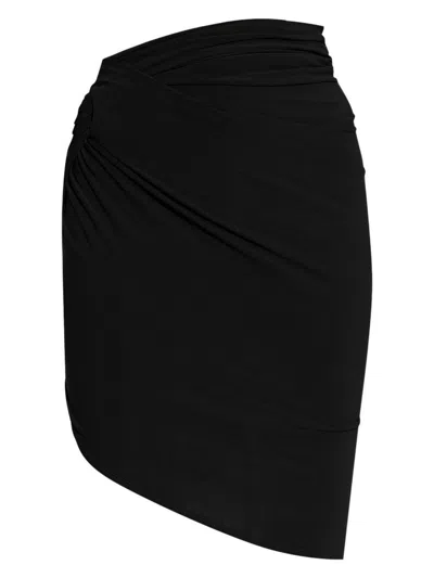 Jacquemus Women's Draped Mini Skirt With Elastane