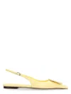 Jacquemus Flats In Yellow