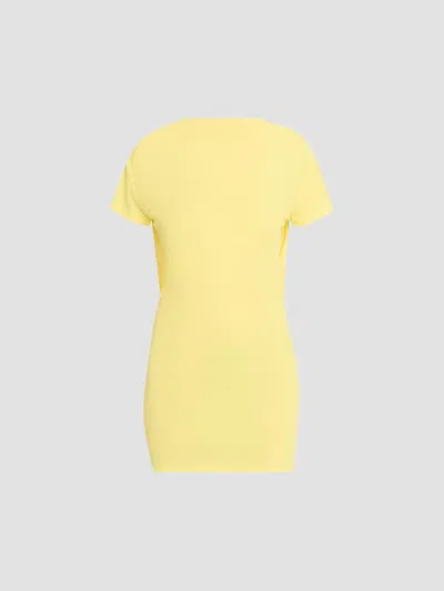 Jacquemus Women's Fluid Open-back Mini Dress In Yellow