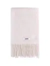 Jacquemus Fringed Scarf In White