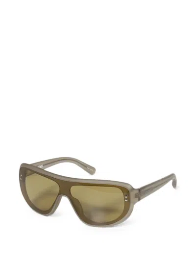 Jacquemus Women Green Shield Sunglasses