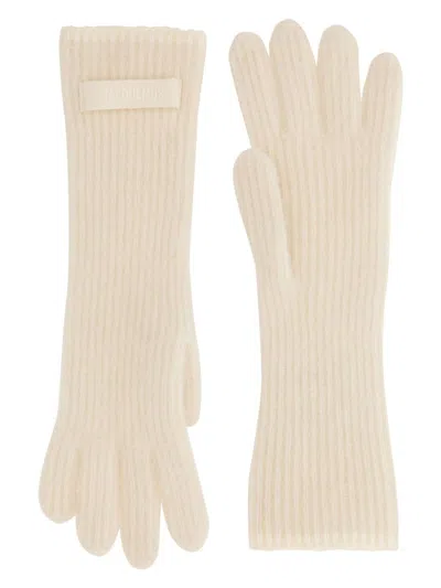 JACQUEMUS WOMEN'S GROSGRAIN LOGO GLOVES