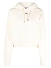 Jacquemus Cotton Hoodie With Drawstring Hood And Ribbed Details In Yellow