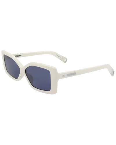 Jacquemus Women's Jac41 60mm Sunglasses In White
