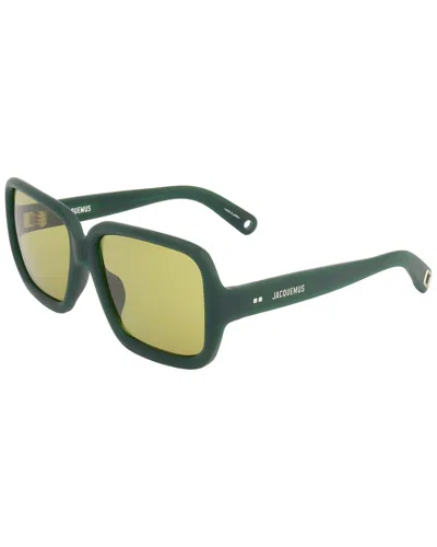 Jacquemus Women's Jac86 60mm Sunglasses In Green