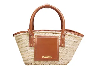 Pre-owned Jacquemus Women's  Basket Bag Le Petit Panier Soli In Light Brown