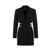 Jacquemus 'la Robe Bari' Black Single-breasted Jacket With Cut-out In Black