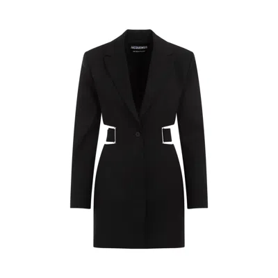 JACQUEMUS JACQUEMUS LA ROBE BARI MINI DRESS WOMEN