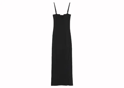 Pre-owned Jacquemus Women's  La Robe Sierra Bretelles Dress In 990 Black