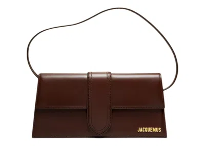 Pre-owned Jacquemus Women's  Le Bambino Long Flap Bag In Brown