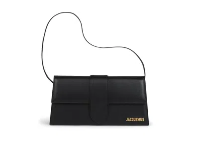 Pre-owned Jacquemus Women's  Le Bambino Long Shoulder Bag In Black