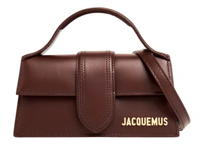 Pre-owned Jacquemus Women's  Le Bambino Mini Flap Bag In Dark Brown