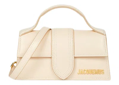 Pre-owned Jacquemus Women's  Le Bambino Mini Flap Bag In Ivory