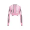 Jacquemus 'cropped Beach Cardigan' In Multicolor