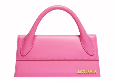 Pre-owned Jacquemus Women's  Le Chiquito Long Signature Handbag In Pink