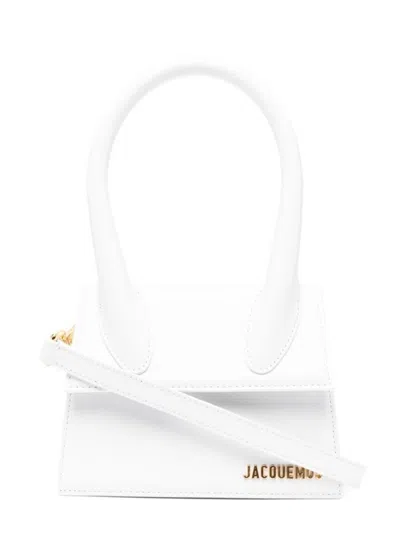 Pre-owned Jacquemus Women's  Le Chiquito Moyen Bag In White