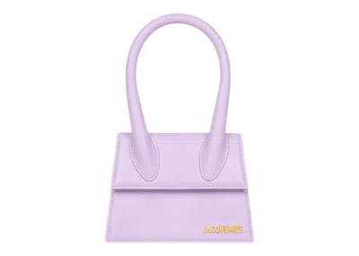 Pre-owned Jacquemus Women's  Le Chiquito Moyen Signature Handbag In Lilac