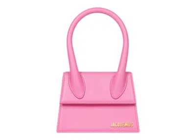 Pre-owned Jacquemus Women's  Le Chiquito Moyen Signature Handbag In Pink