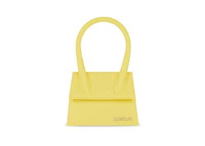 Pre-owned Jacquemus Women's  Le Chiquito Moyen Tophandle Bag In Yellow