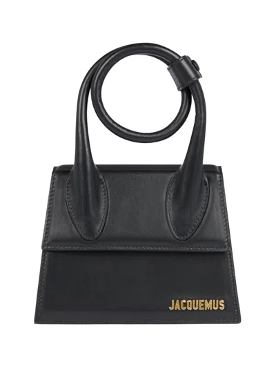 Pre-owned Jacquemus Women's  Le Chiquito Noeud Bag In Black