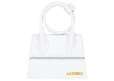 Pre-owned Jacquemus Women's  Le Chiquito Noeud Bag In White