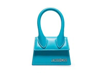 Pre-owned Jacquemus Women's  Le Chiquito Signature Handbag Mini In Turquoise