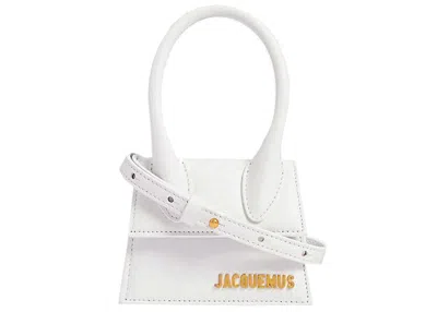 Pre-owned Jacquemus Women's  Le Chiquito Top Handle Bag In White