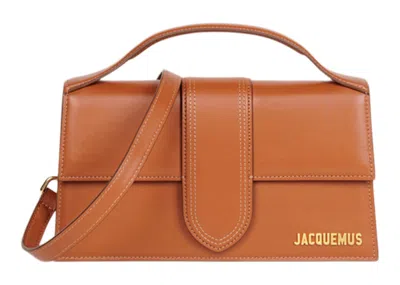 Pre-owned Jacquemus Women's  Le Grand Bambino Crossbody Flap Bag In Light Brown