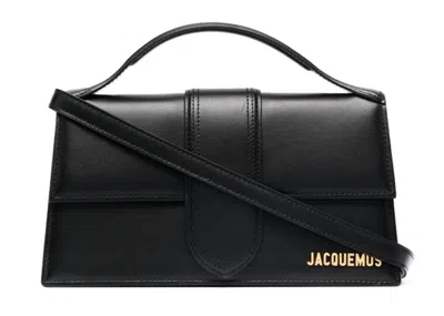 Pre-owned Jacquemus Women's  Le Grand Bambino Crossbody Strap Handbag In Black