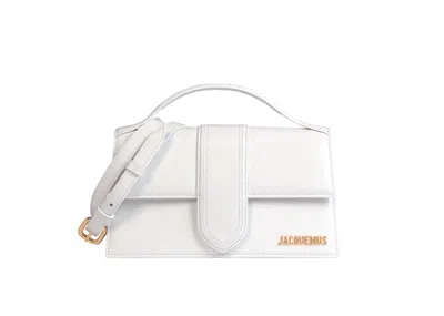 Pre-owned Jacquemus Women's  Le Grand Bambino Crossbody Strap Handbag In White