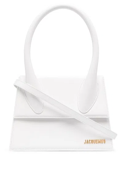 Pre-owned Jacquemus Women's  Le Grand Chiquito Bag In White