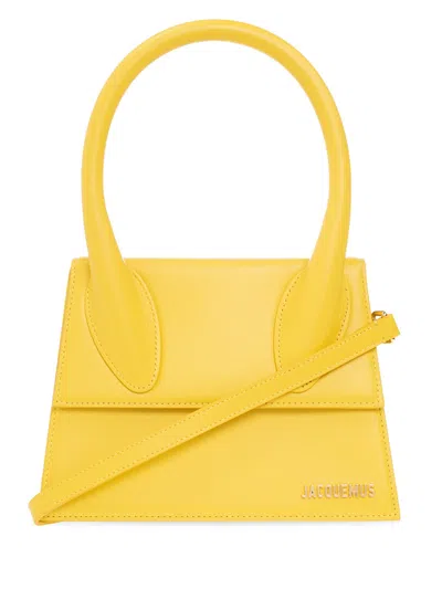 Pre-owned Jacquemus Women's  Le Grand Chiquito Handbag In Yellow