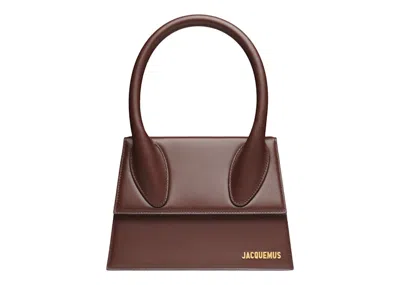 Pre-owned Jacquemus Women's  Le Grand Chiquito In Midnight Brown