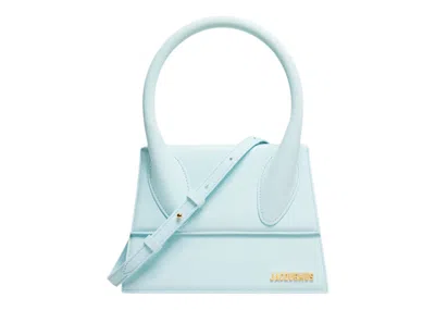Pre-owned Jacquemus Women's  Le Grand Chiquito Signature Handbag Large In Pale Blue