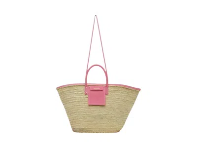 Pre-owned Jacquemus Women's  Le Grand Panier In Soleli Pink