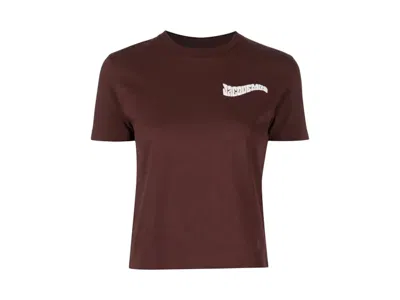 Pre-owned Jacquemus Women's  Le T-shirt Camargue In Brown