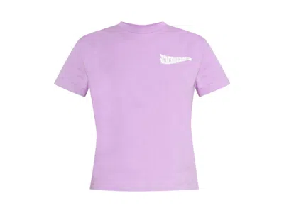 Pre-owned Jacquemus Women's  Le T-shirt Camargue In Lilac In Purple