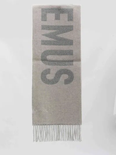 Jacquemus Women  Scarf In Gray