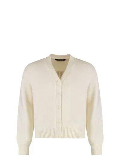 JACQUEMUS WOMEN'S JACQUEMUS WOOL-BLEND CARDIGAN