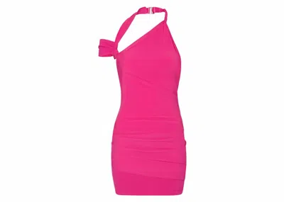 Pre-owned Jacquemus Women's  X Nike La Robe Drapée Dress In Dark Pink