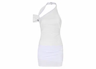 Pre-owned Jacquemus Women's  X Nike La Robe Drapée Dress In White