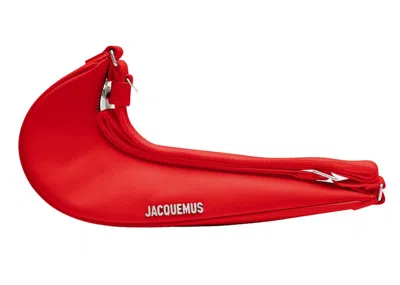 Pre-owned Jacquemus Women's  X Nike Le Sac Swoosh Small In Dark Red