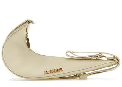 Pre-owned Jacquemus Women's  X Nike Le Sac Swoosh Small In Ivory